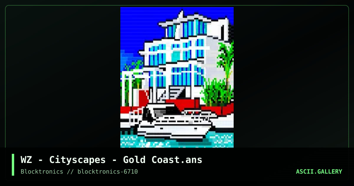 Cityscapes - Gold Coast, by whazzit, 2018