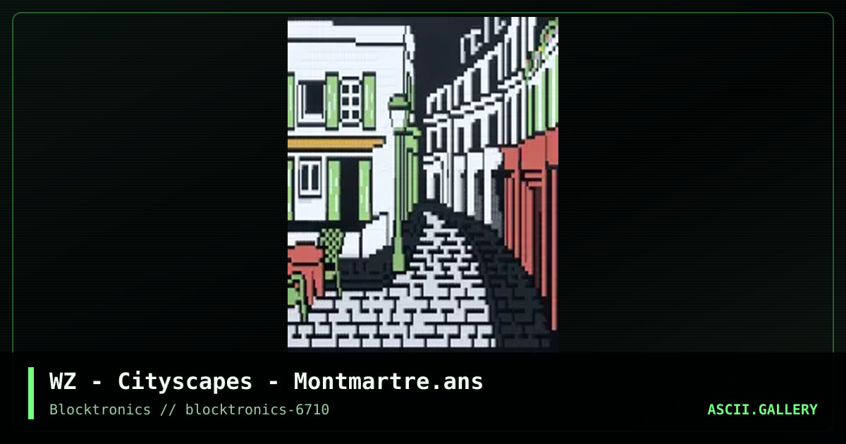Cityscapes - Montmartre Paris, by whazzit, 2018