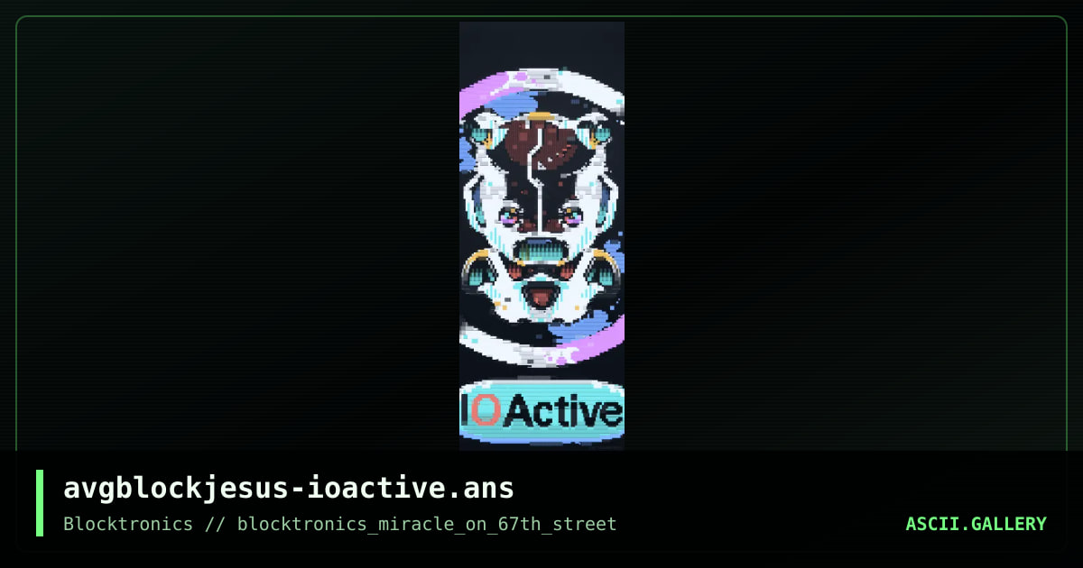 IO Active, by avenging angel, 2018