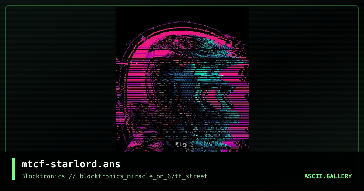 Starlord, by tcf, misfit, 2018