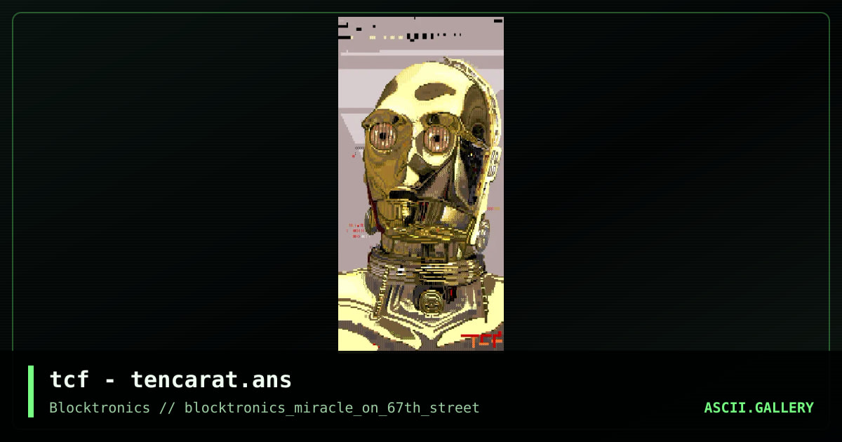 c3po, by tcf, 2018