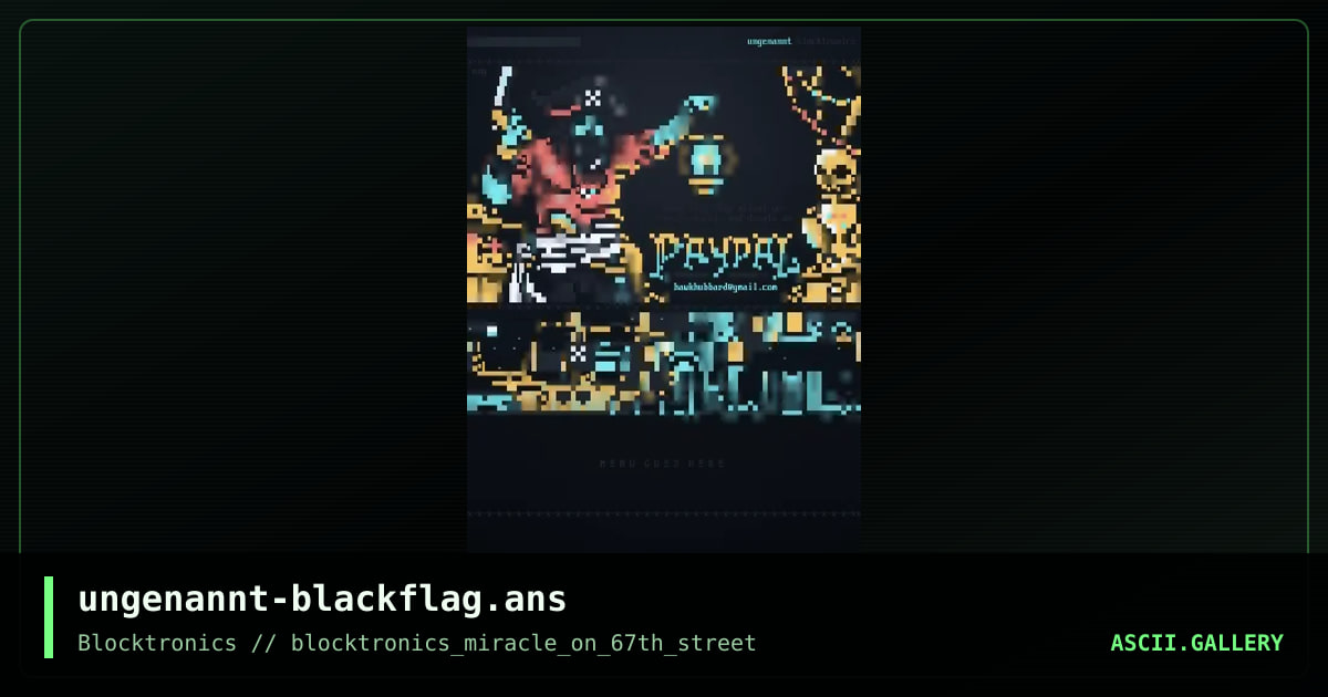 Black Flag, by ungenannt, 2018