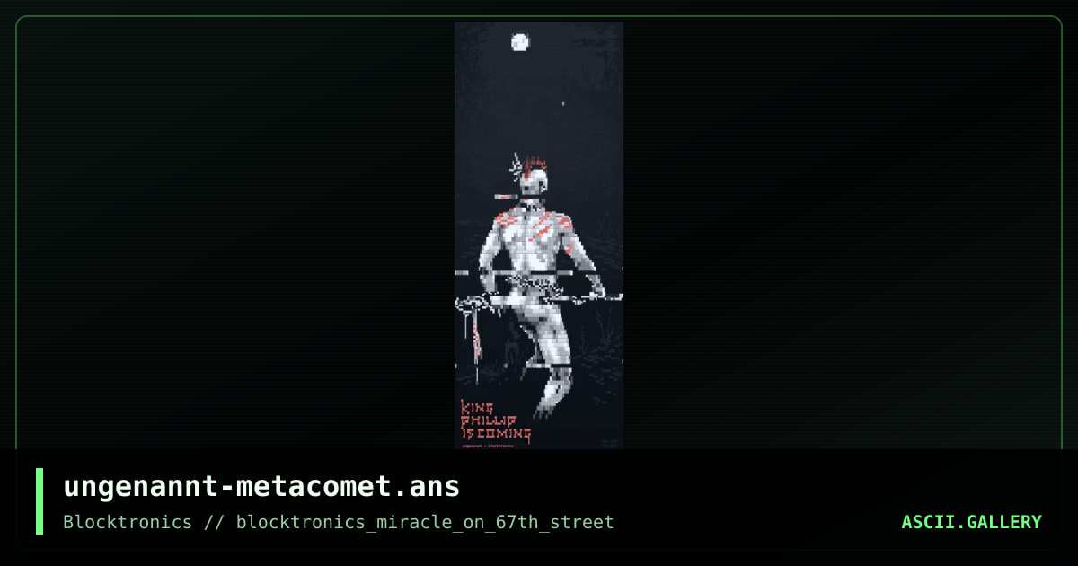 Metacomet, by ungenannt, 2018