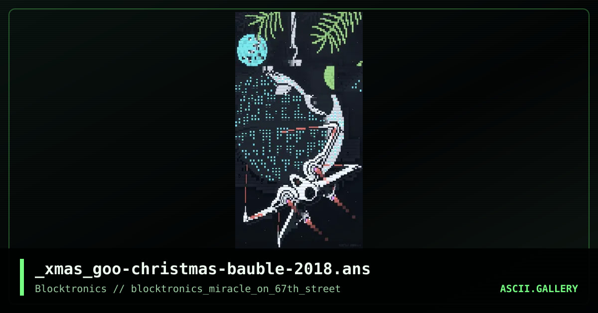 Christmas Bauble 2018, by mypalgoo, 2018