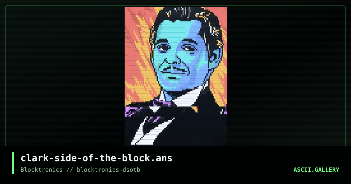 Clark Side of the Block, by whazzit, 2019
