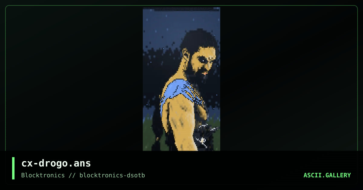 Khal Drogo, by cyonx, 2019