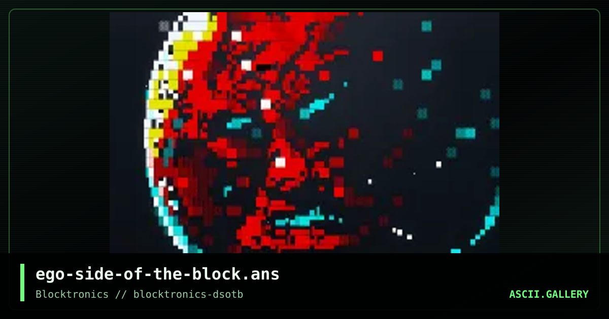 ego, by infinite-state machine, 2019