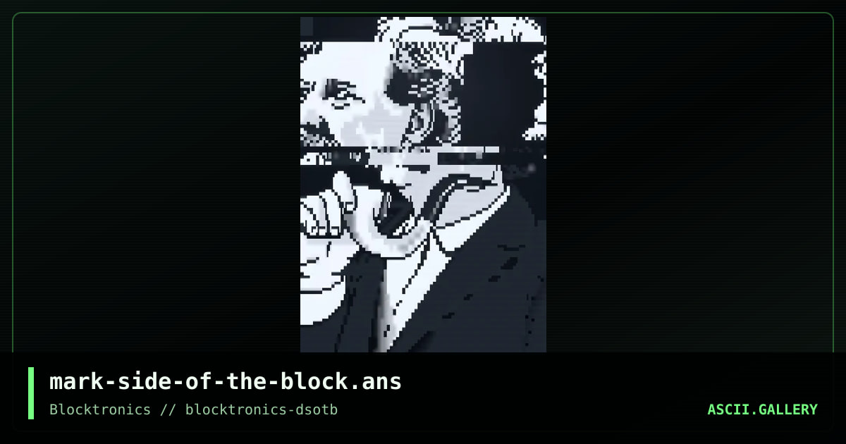 Mark Side of the Block, by whazzit, 2019