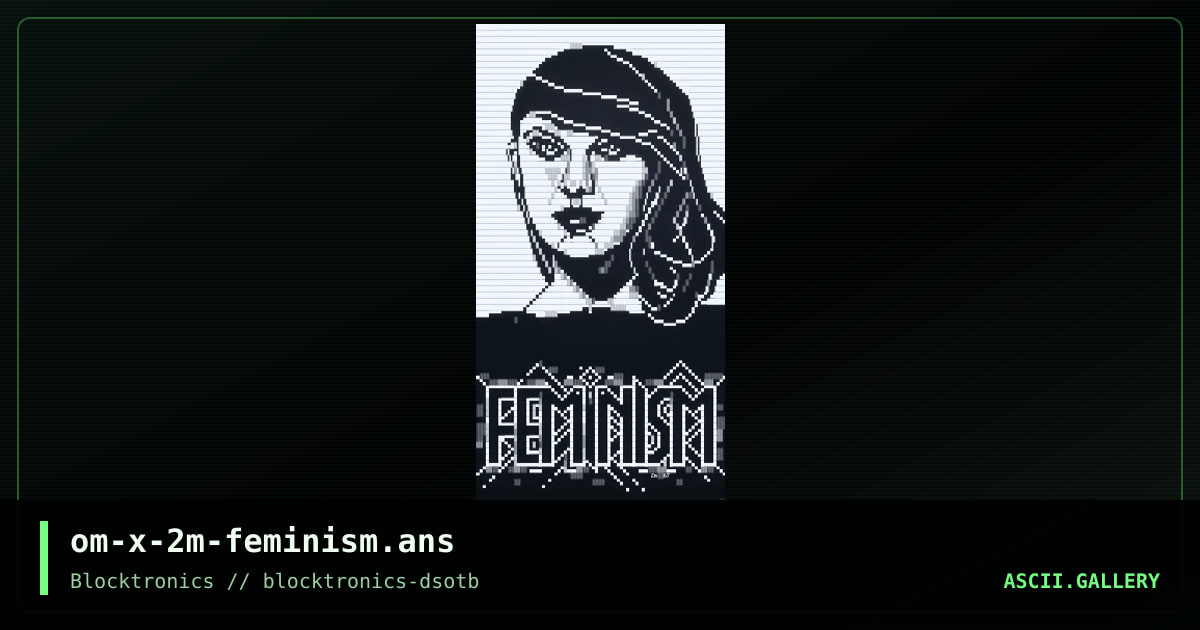 feminism, by otium, mattmatthew, 2019