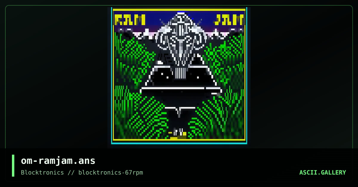 Ram Jam, by otium, 2019