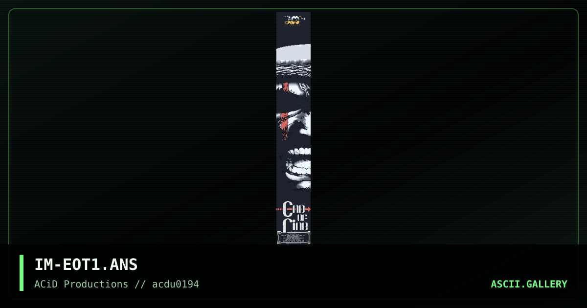 IM-EOT1.ANS, by iron man, 1994