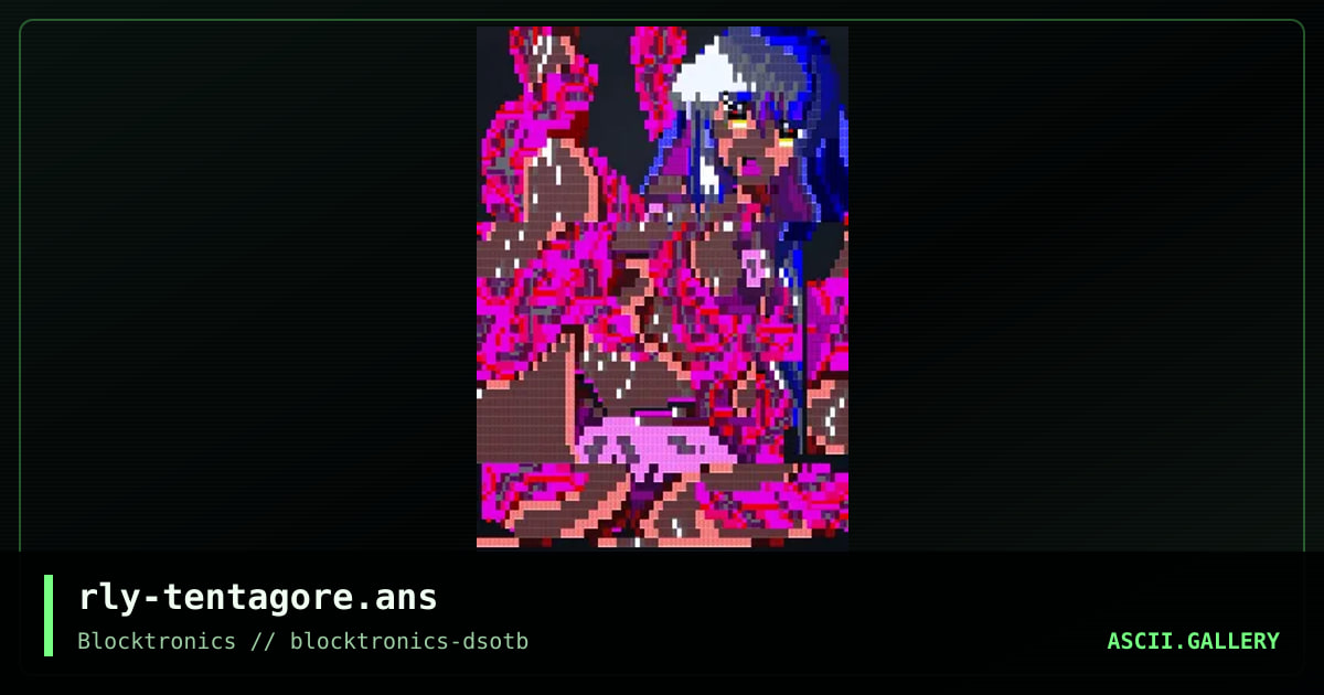 Tentagore, by riley, 2019