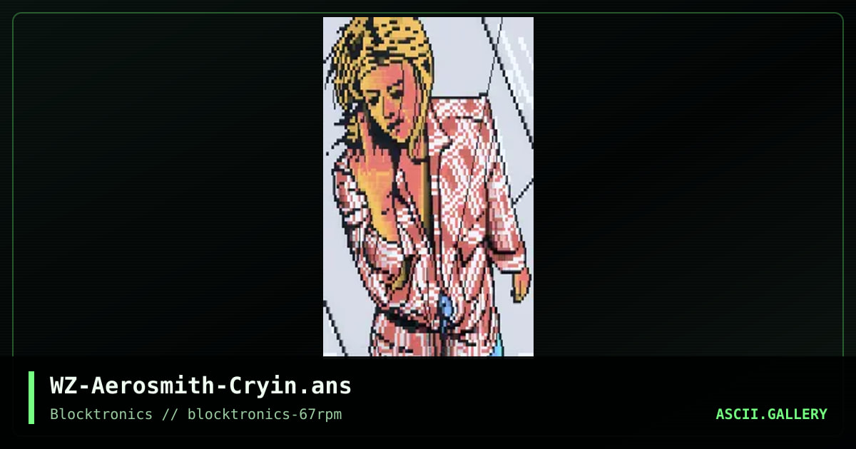 Aerosmith - Cryin', by whazzit, 2019