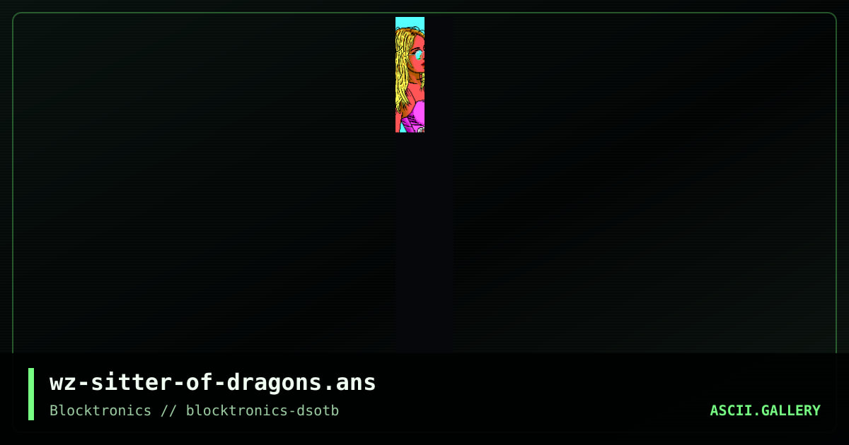 The lesser-known sitter of dragons, by whazzit, 2019
