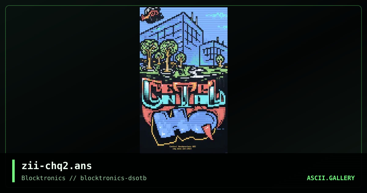 CHQ Logon screen, by zeus ii, 2019
