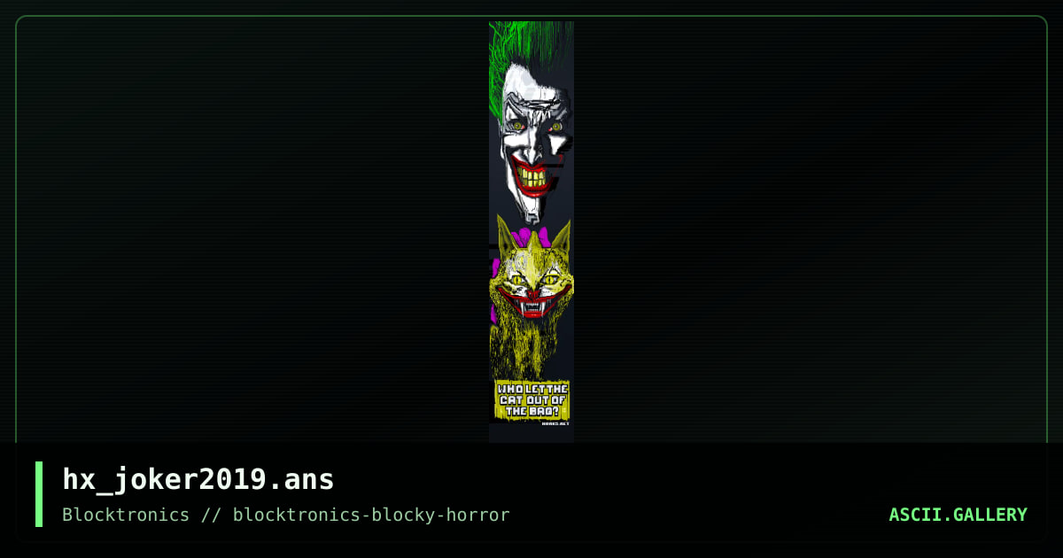hx_joker2019.ans, by hoaks, 2019