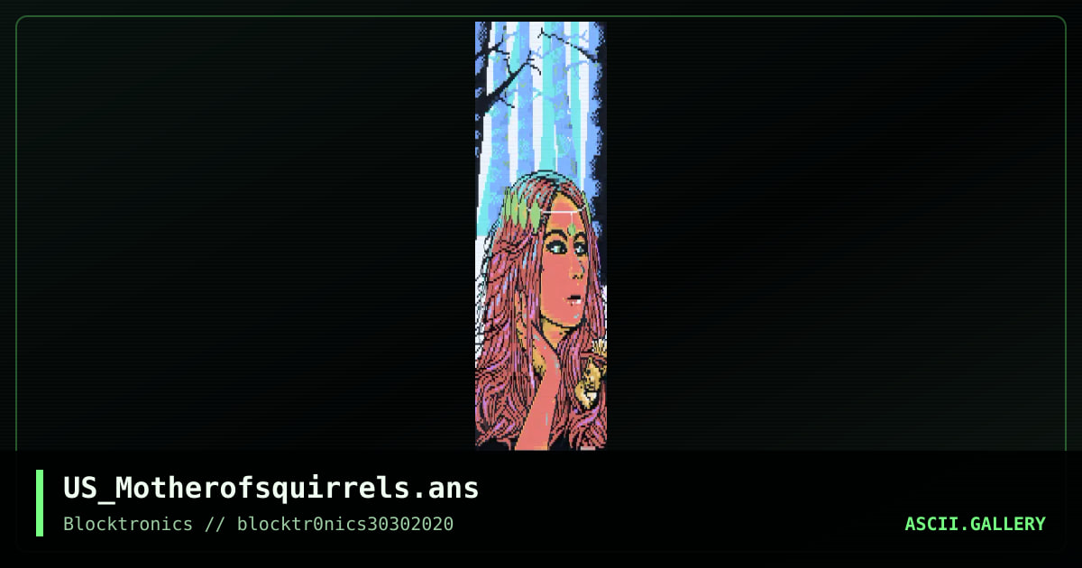 Mother of Squirrels, by whazzit, warpus, 2020