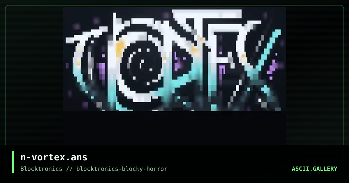 vortex, by nail, 2019