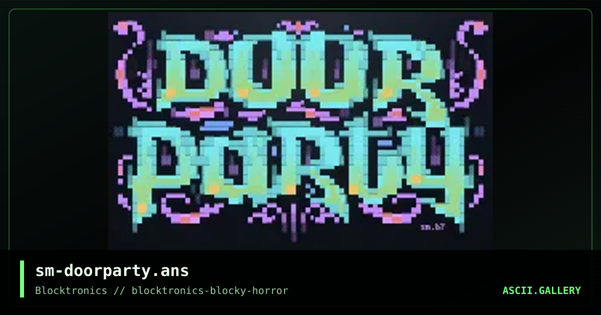 Doorparty Logo, by smooth, 2019