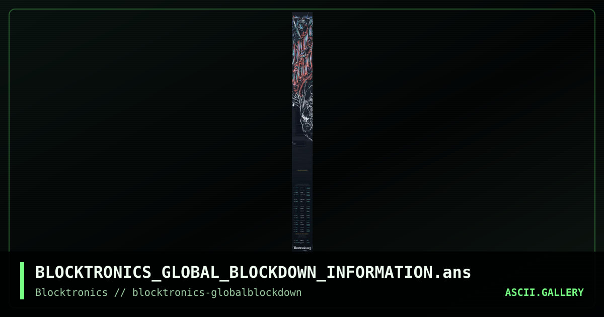 blocktronics info file, by tcf, alpha king, tainted, 2020