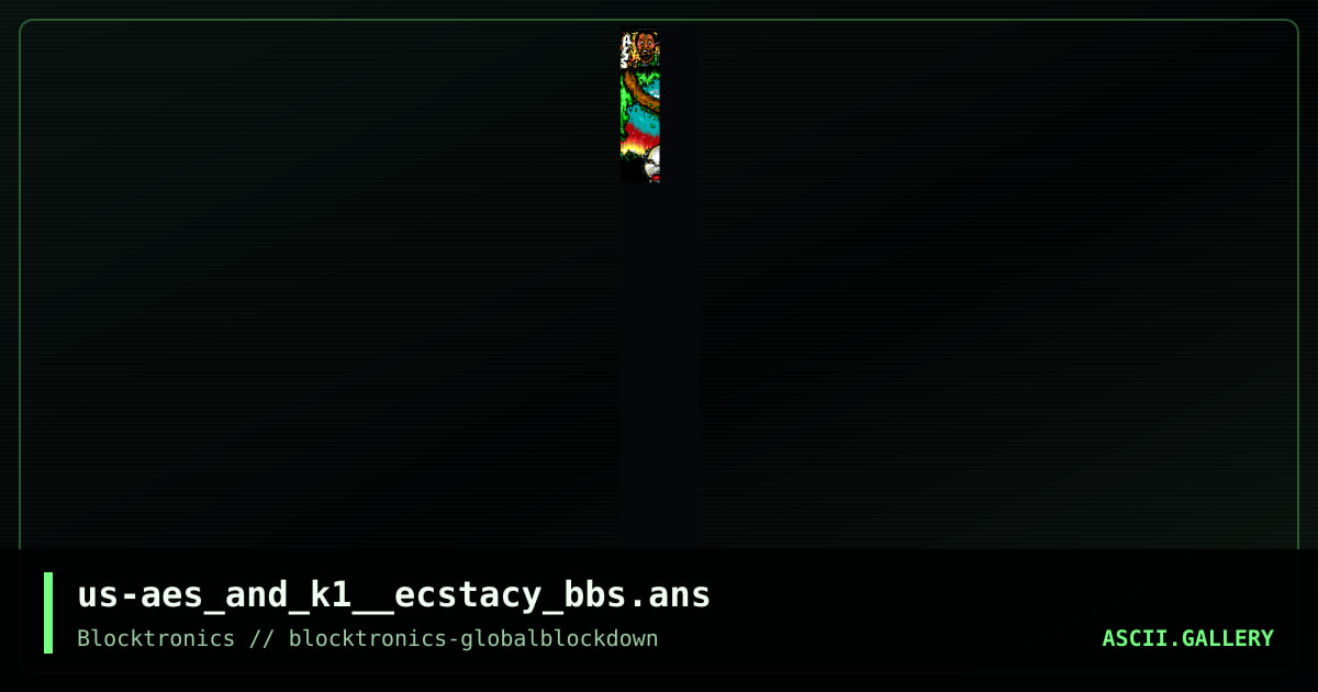 Ecstacy BBS, by aesthetic, knocturnal, 2020