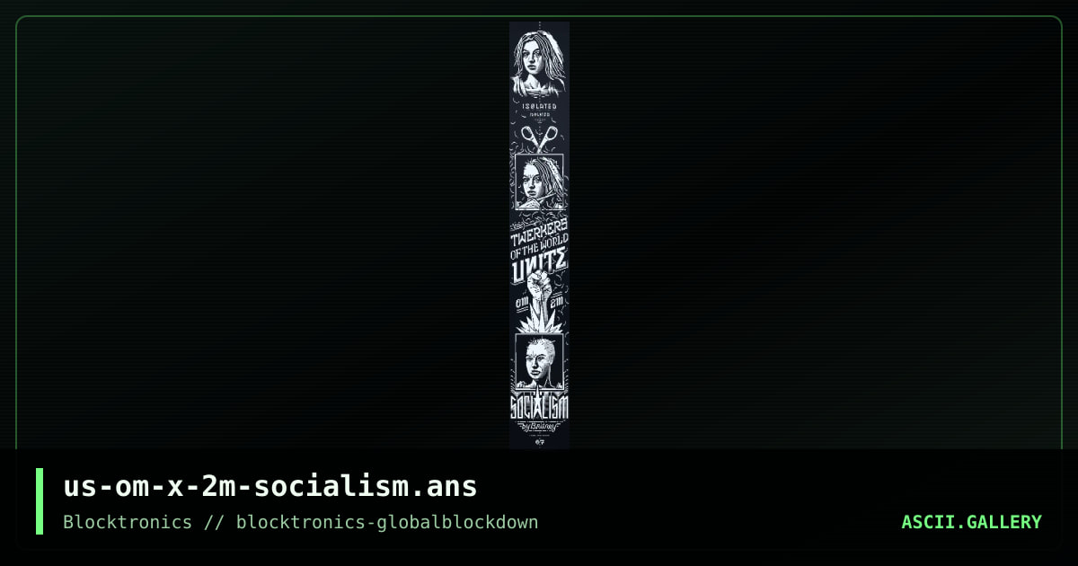 Socialism, by otium, mattmatthew, 2020