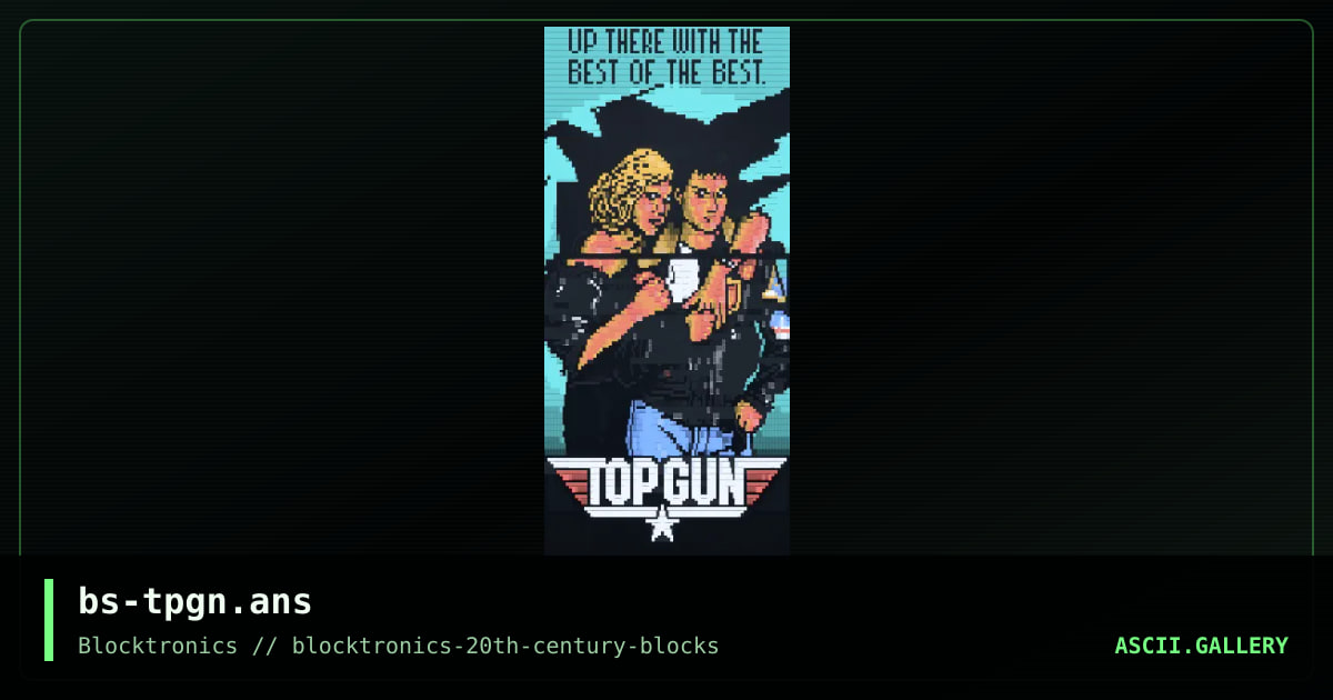 Top Gun, by burps, 2020