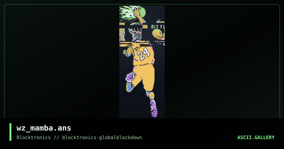 Mamba, by whazzit, 2020