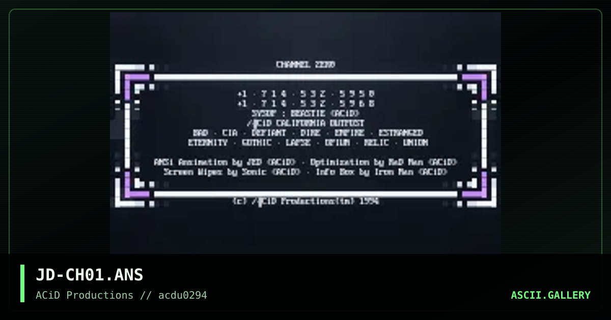 Channel Zer0, by jed, rad man, sonic, iron man, 1994