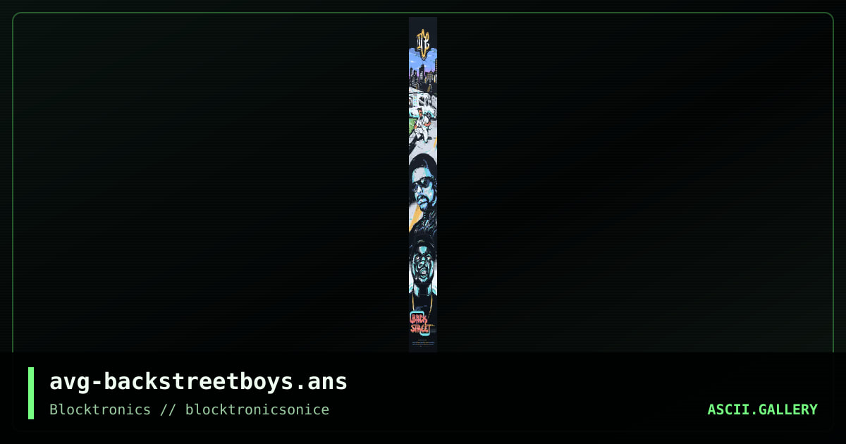 backstreets back, by avg, 2022