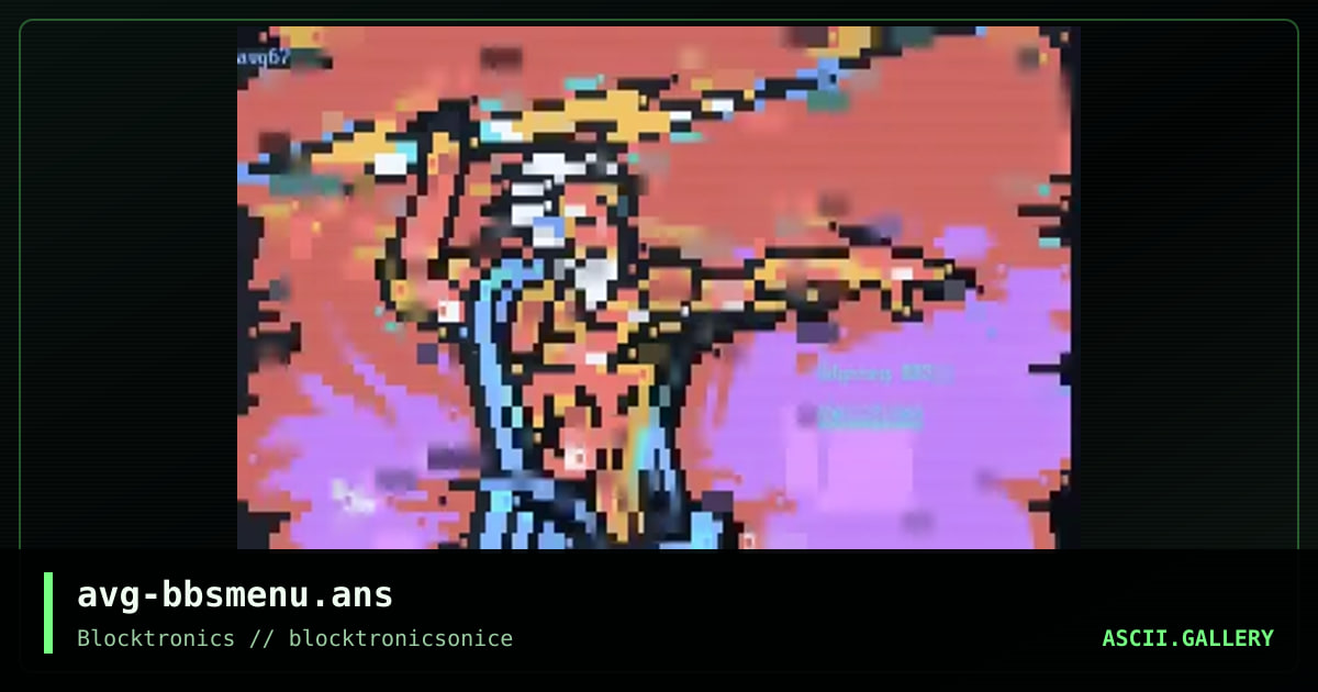 bbs menu, by avg, 2022