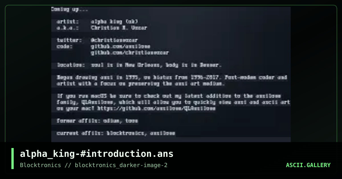 alpha_king-#introduction.ans, by untagged, 2017