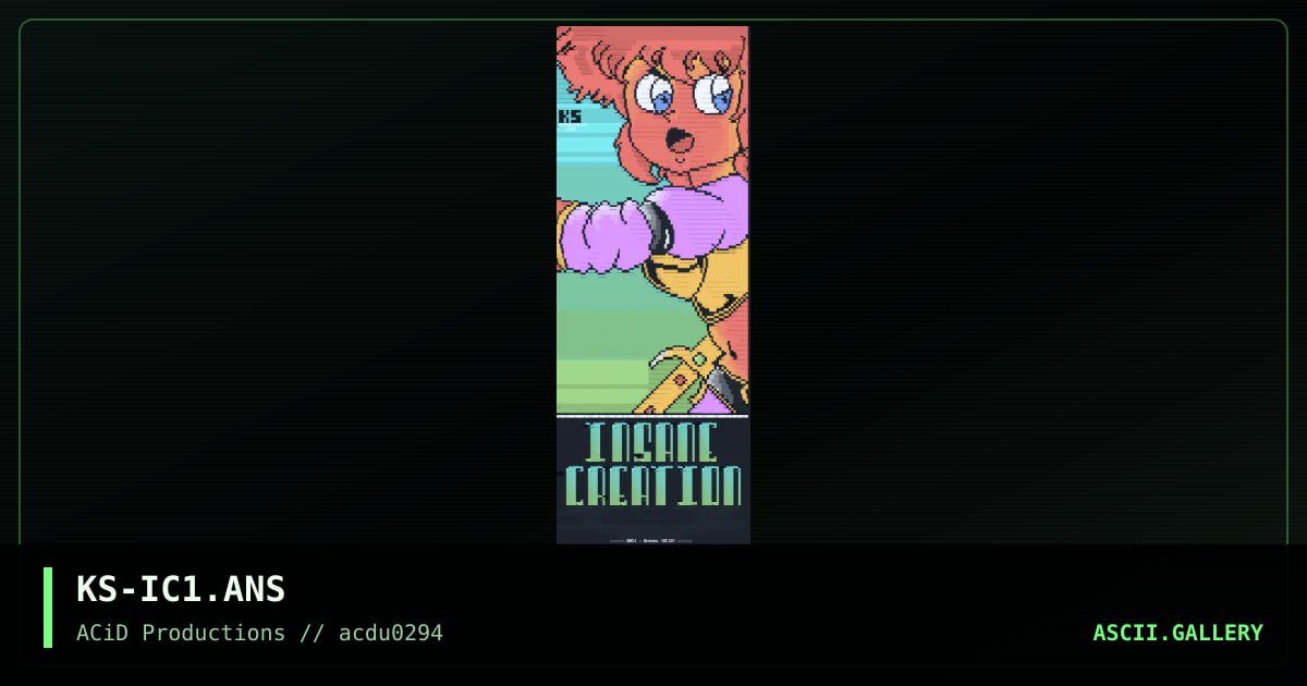 Insane Creation, by kronos, 1994