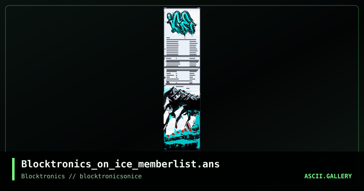 iCE memmberlist, by whazzit, tainted, 2022