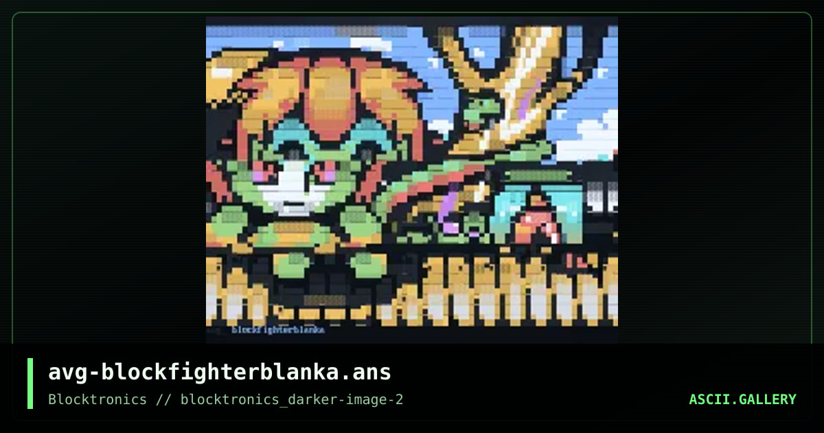 avg-blockfighterblanka.ans, by avenging angel, 2017