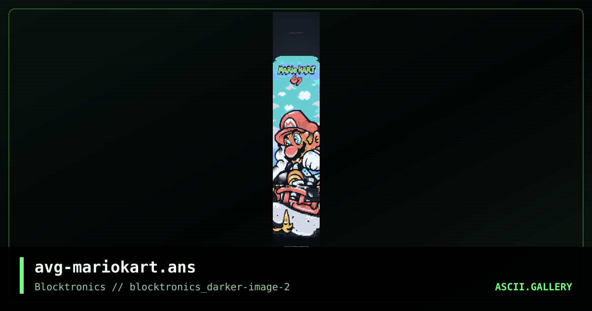 avg-mariokart.ans, by avenging angel, 2017