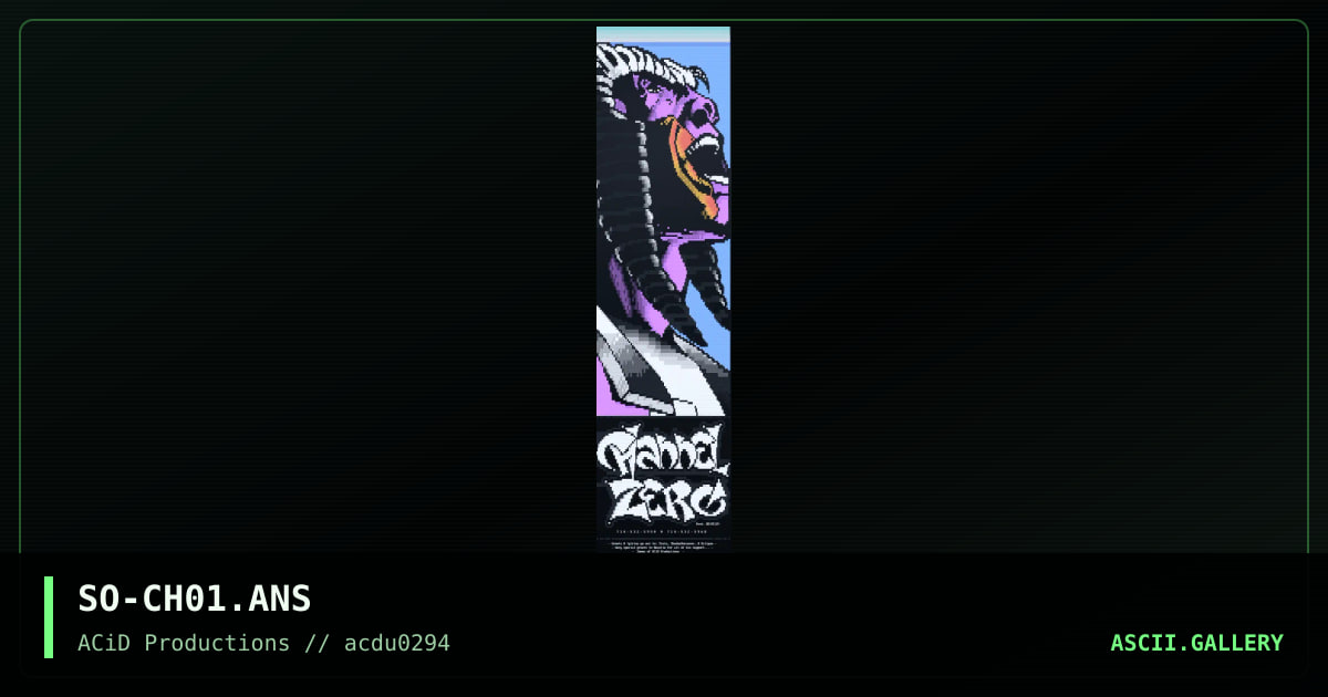 Channel Zer0, by somms, 1994