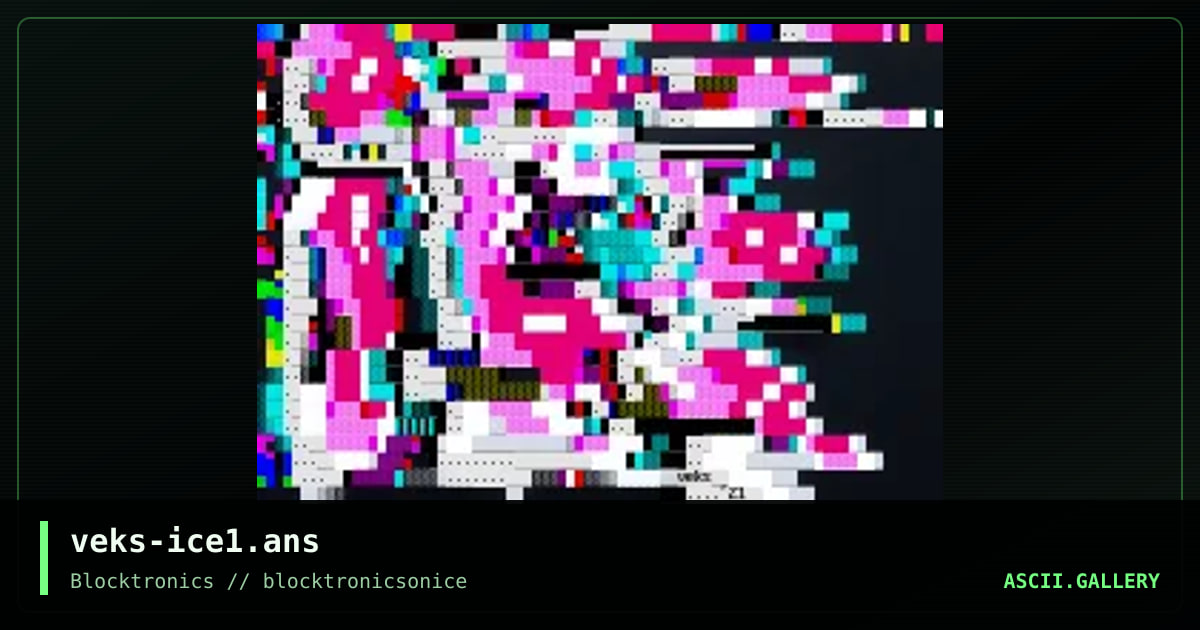 ice 1, by veks, 2022