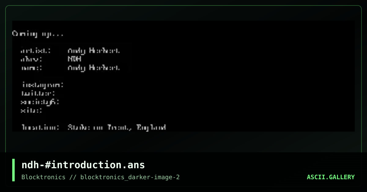 ndh-#introduction.ans, by untagged, 2017