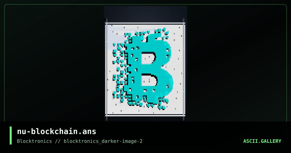 Blockchain, by nuskooler, 2017