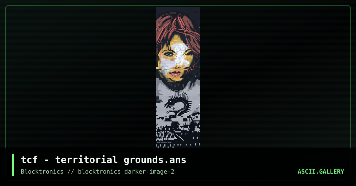 tcf - territorial grounds.ans, by tcf, 2017