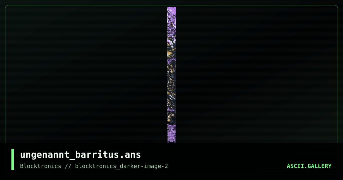 Barritus, by ungenannt, 2017