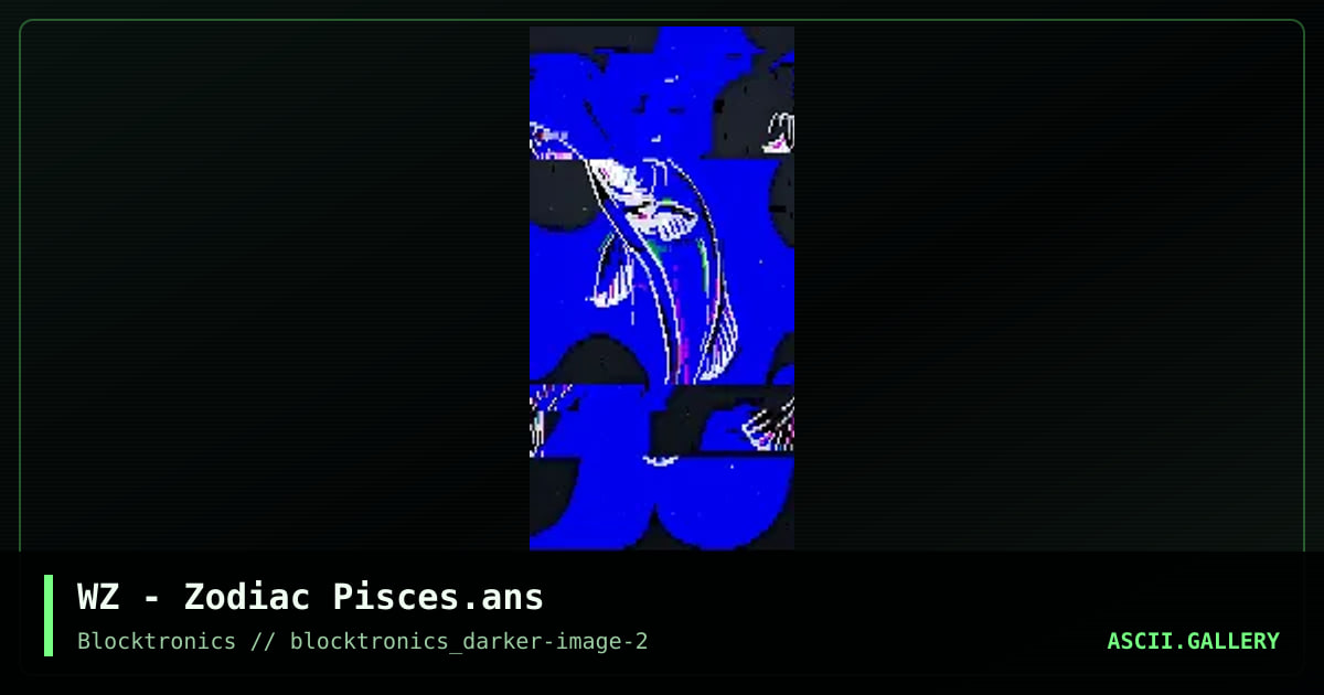 Pisces, by whazzit, 2017