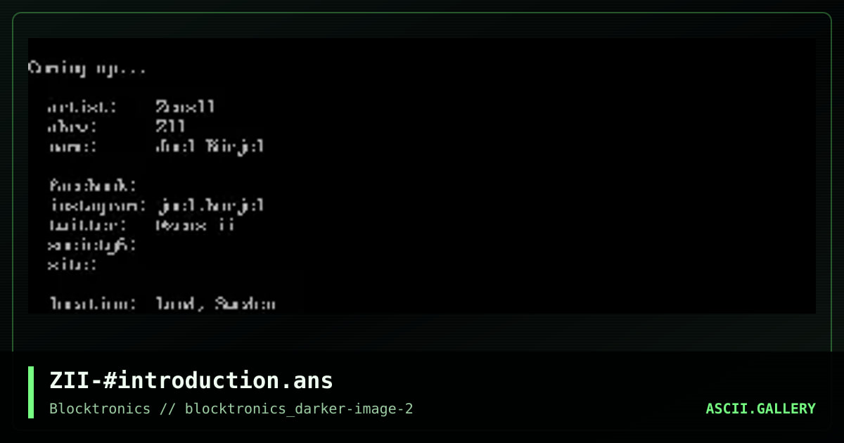 ZII-#introduction.ans, by untagged, 2017