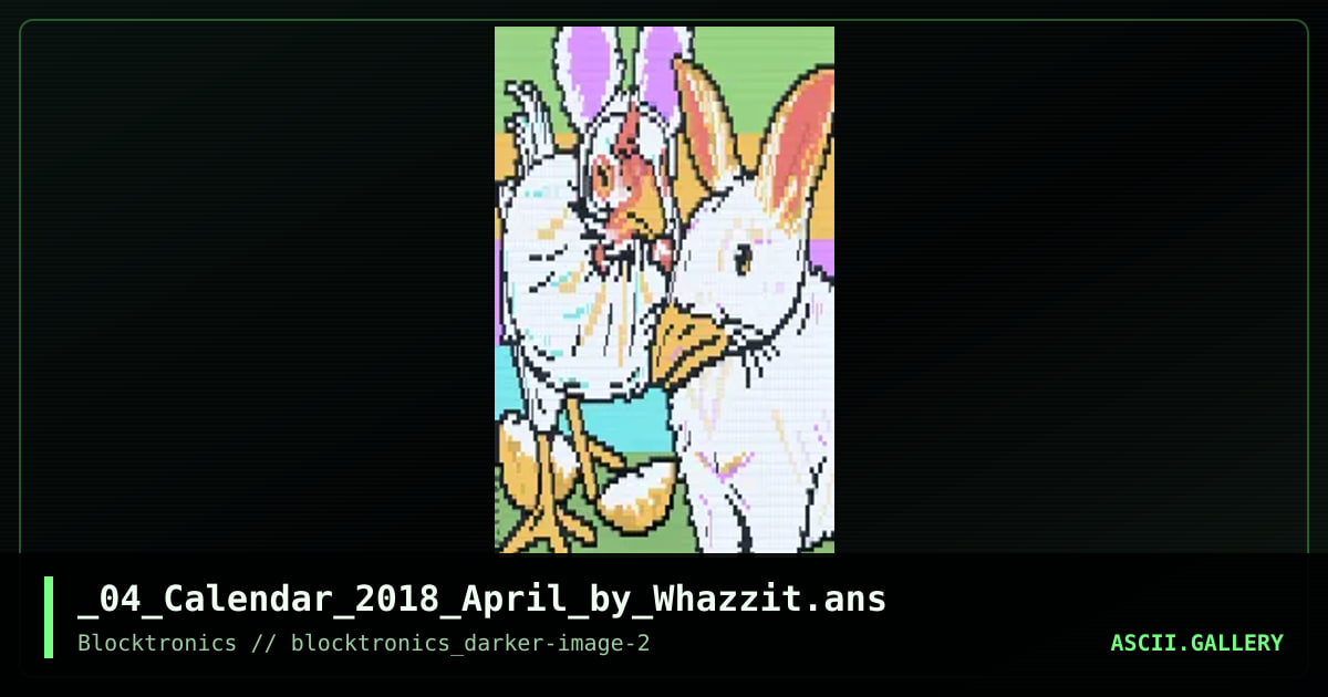 April, by whazzit, 2017