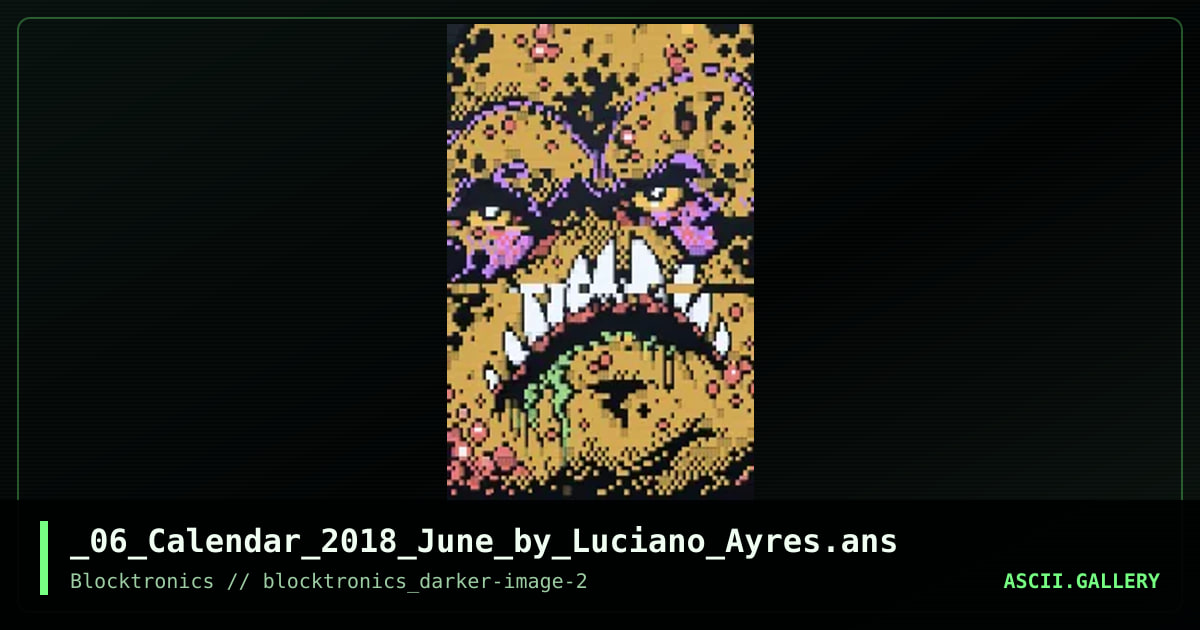 Smile, It's June!, by luciano ayres, 2017