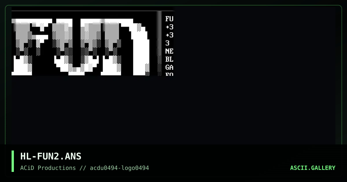 HL-FUN2.ANS, by hannibal lecter, 1994