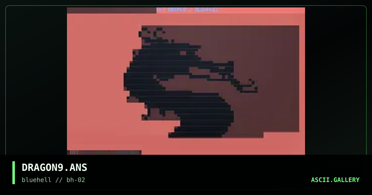 DRAGON9.ANS, by hacker-bh, 1996