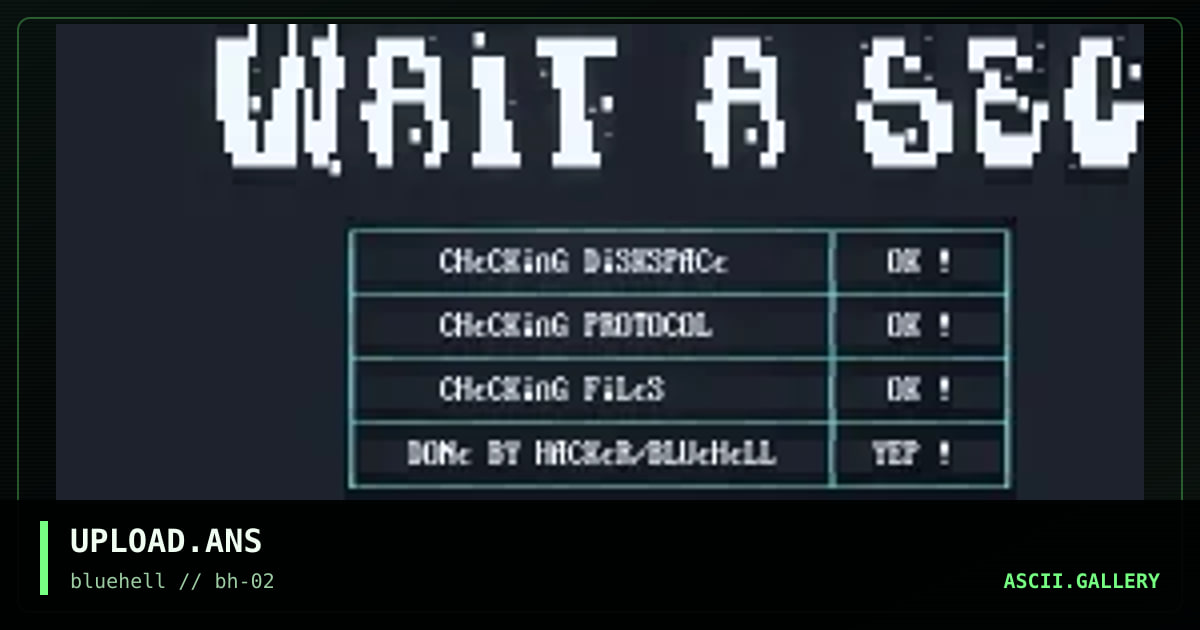 UPLOAD.ANS, by untagged, 1996