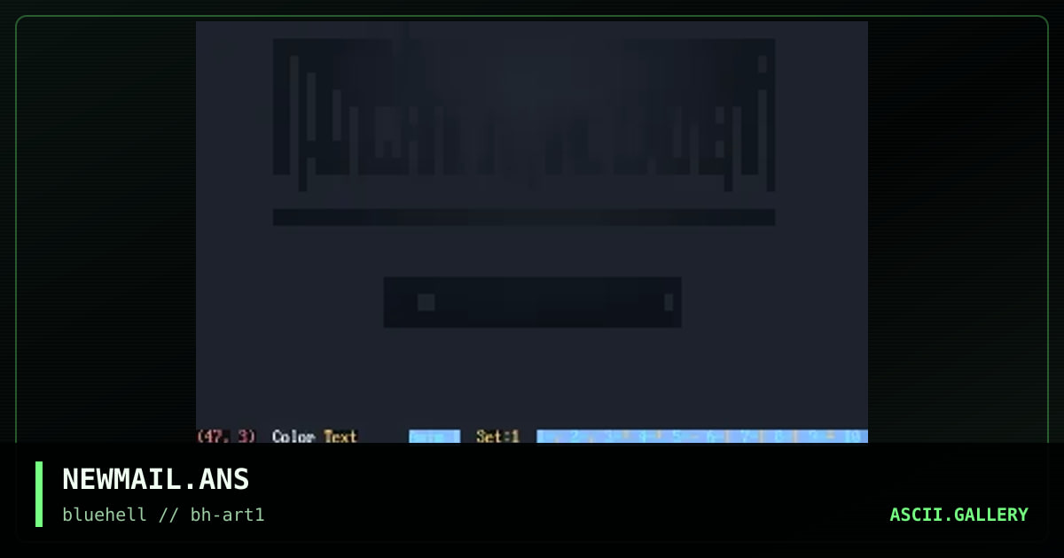 NEWMAIL.ANS, by hacker-bh, 1996